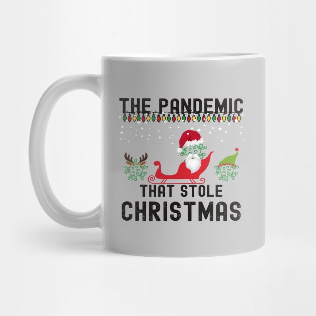 The Pandemic That Stole Christmas 2020 Tacky Ugly Sweater by Lone Wolf Works